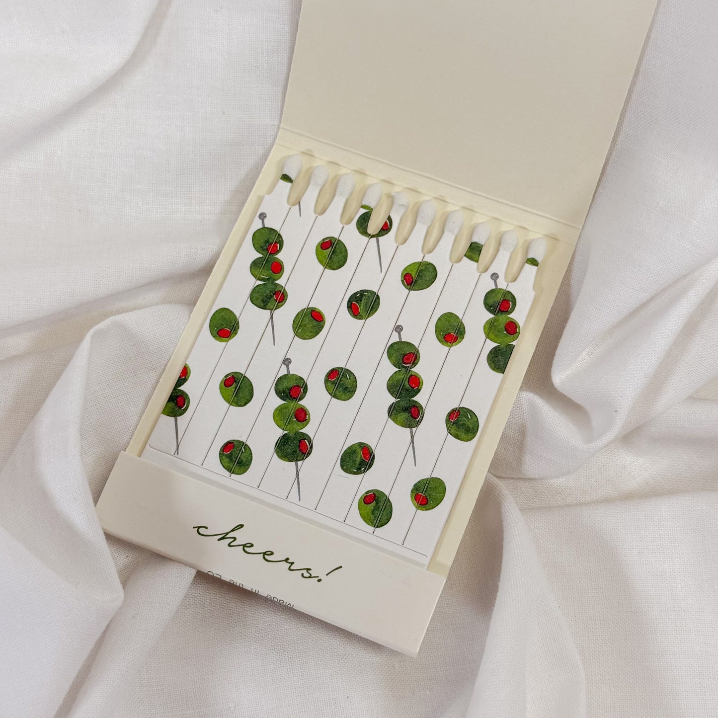 Martini Cheers Matchbook