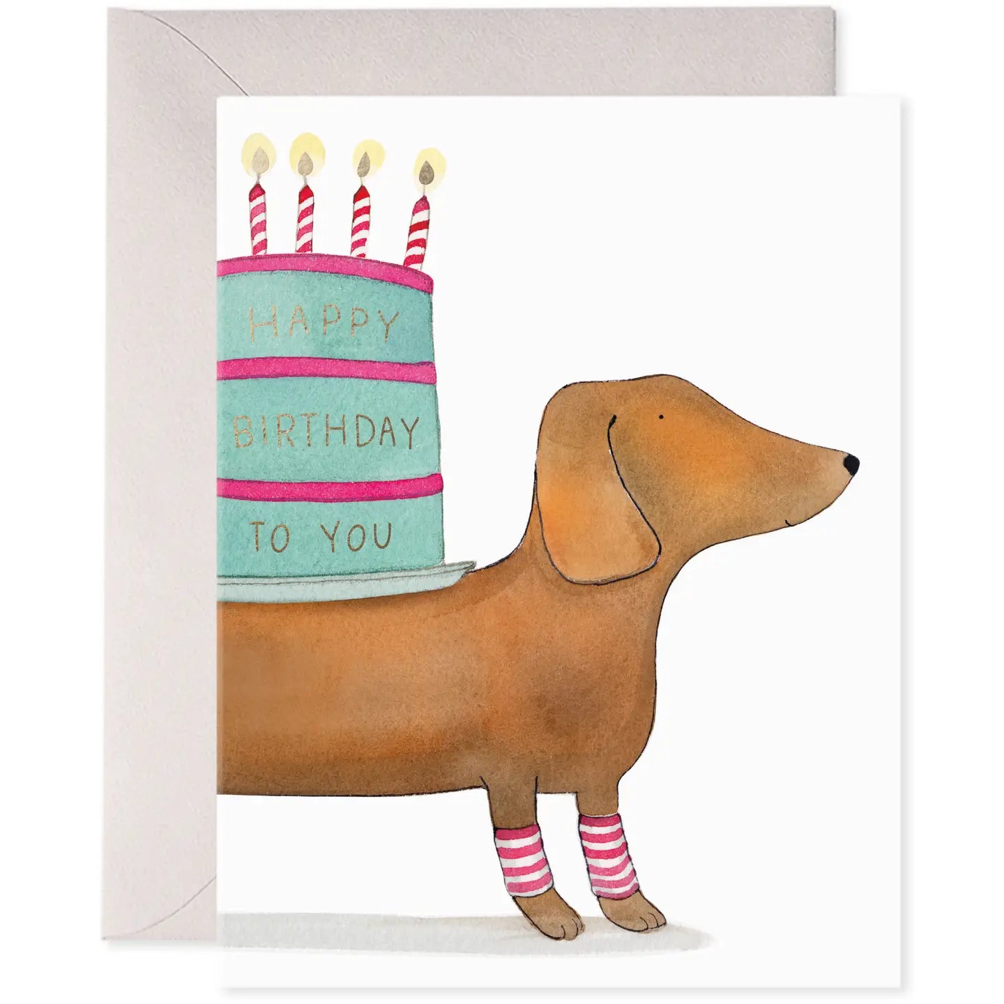 Dachshund Birthday Greeting Card