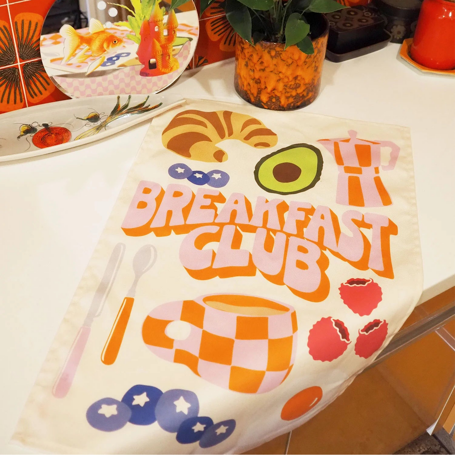 Breakfast Club Tea Towel
