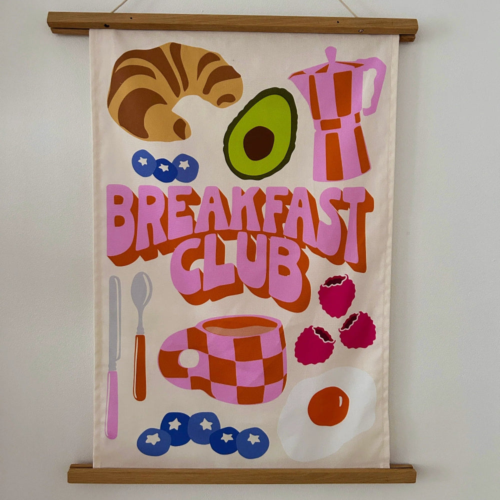 Breakfast Club Tea Towel