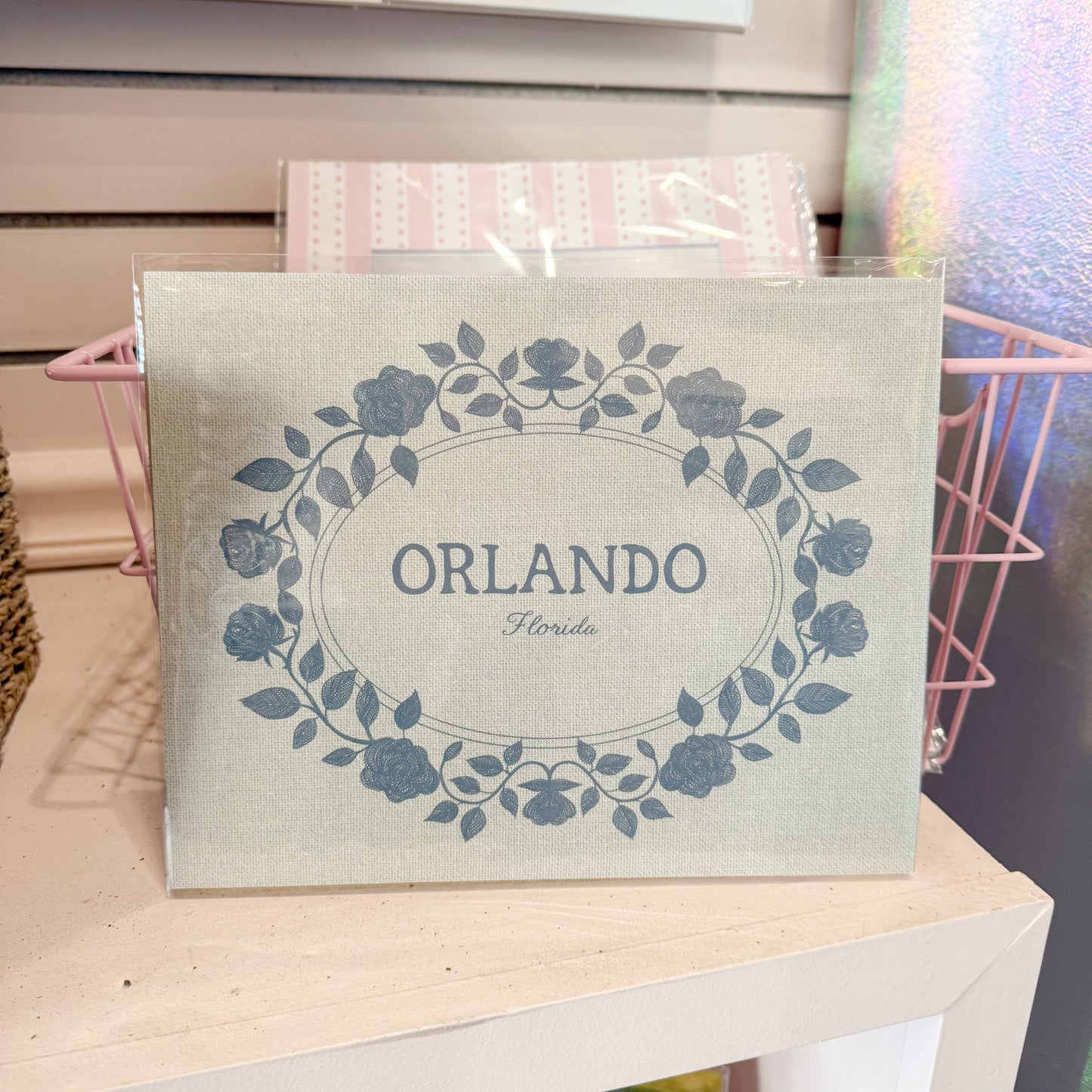 Orlando Floral Frame Wall Art Print