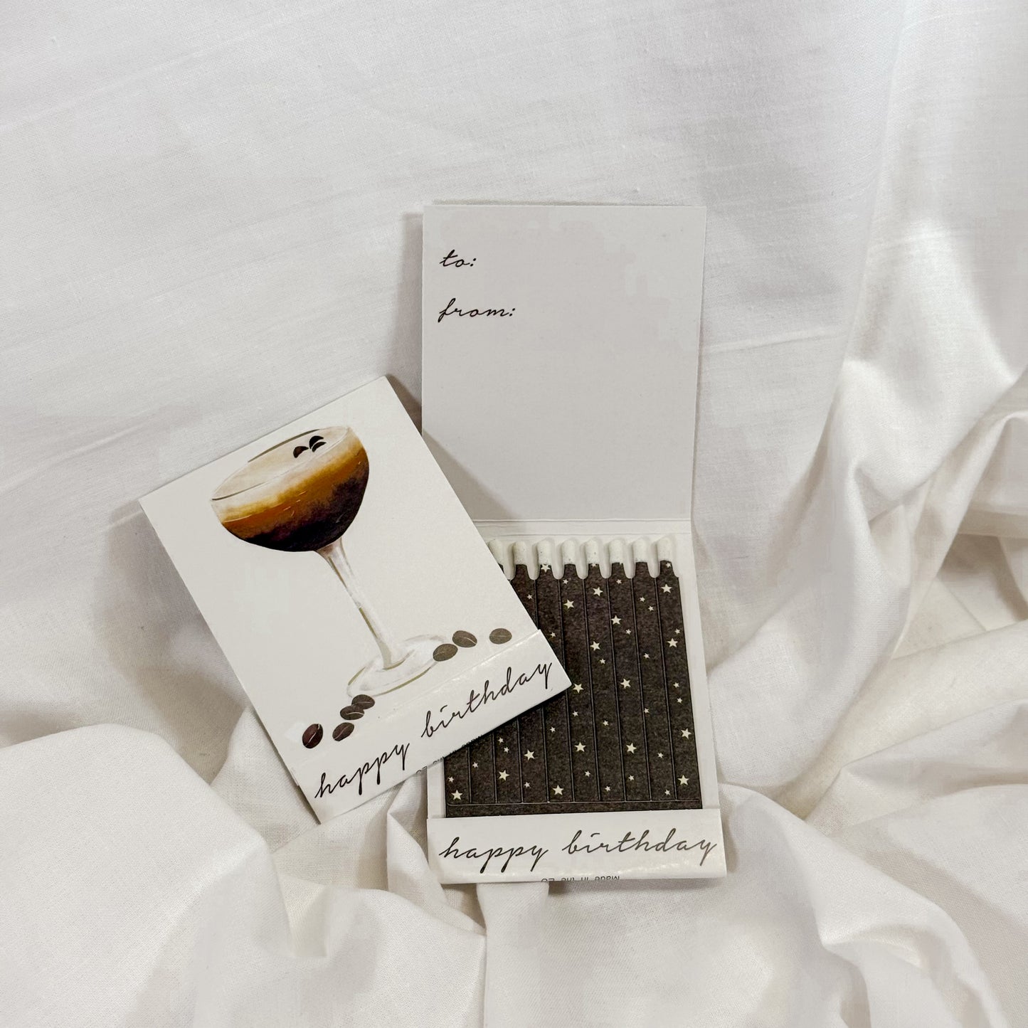 Espresso Martini Birthday Matchbook