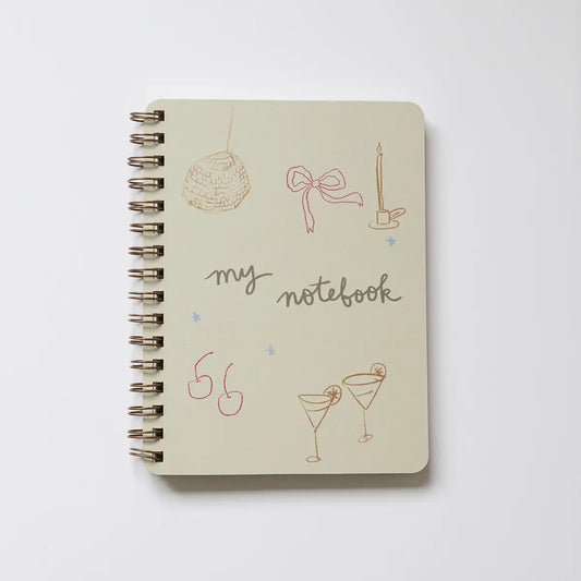 Disco Doodles Spiral Notebook