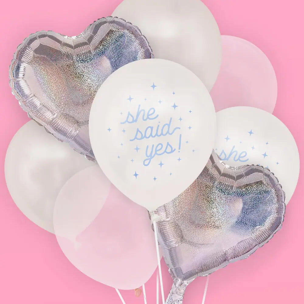 She Said Yes Balloon Set