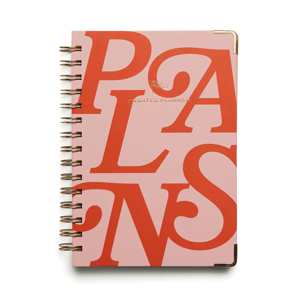 Plans Undated Daily Planner