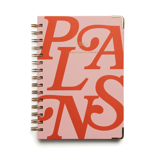 Plans Undated Daily Planner