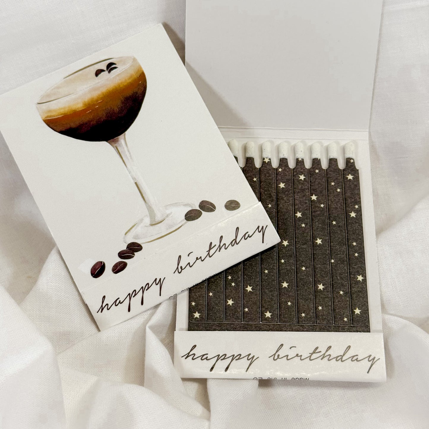 Espresso Martini Birthday Matchbook