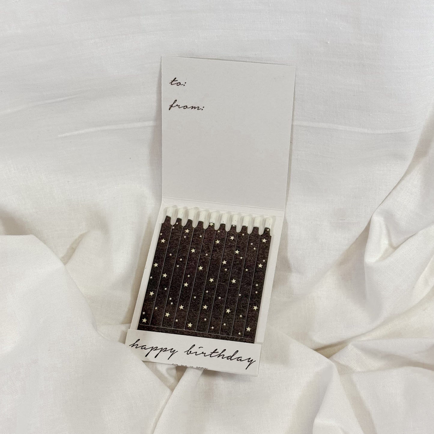 Espresso Martini Birthday Matchbook