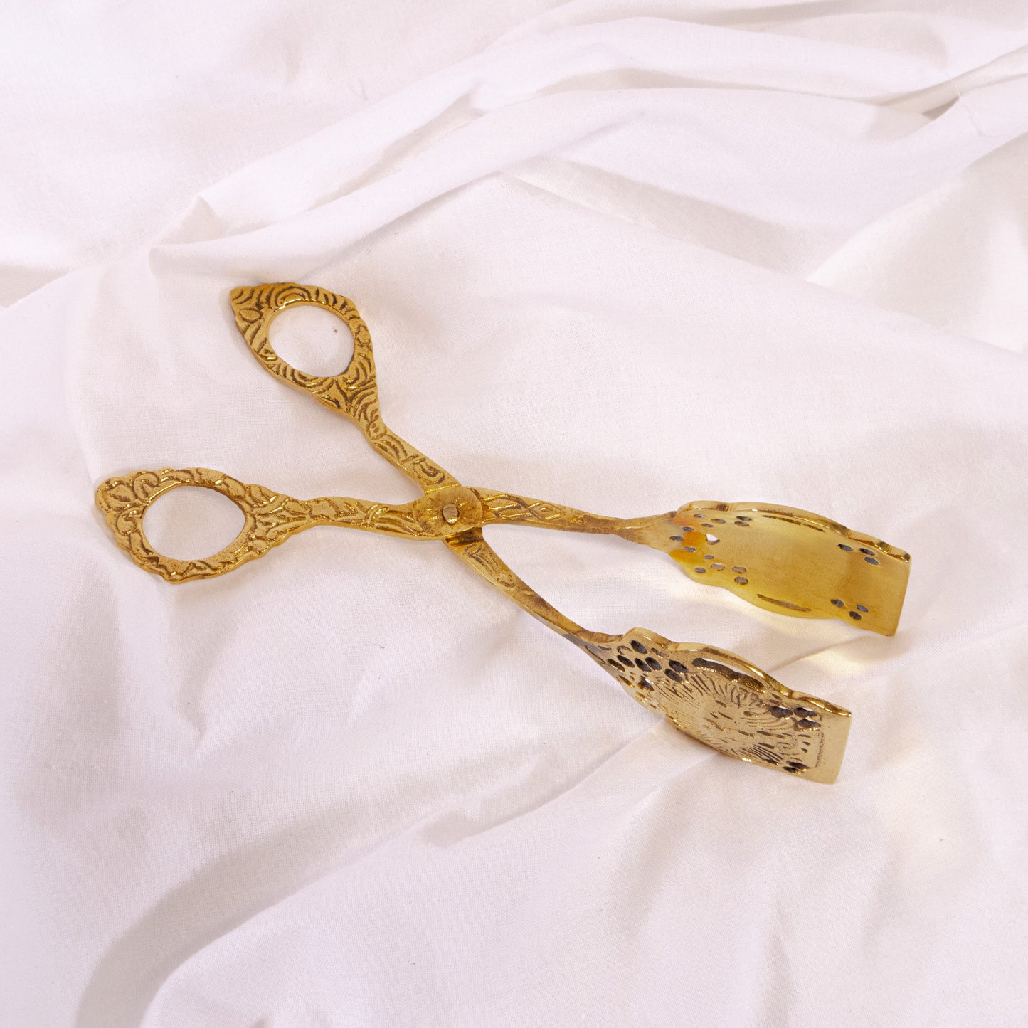 Stamped Brass Tongs