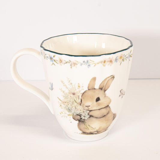 Floral Bunny Mug