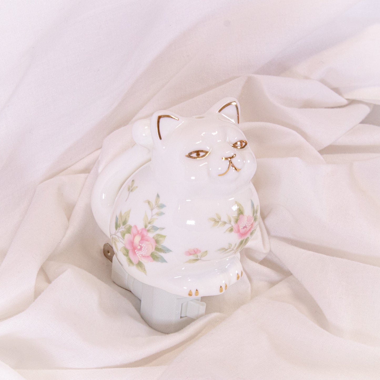 Floral Cat Nightlight