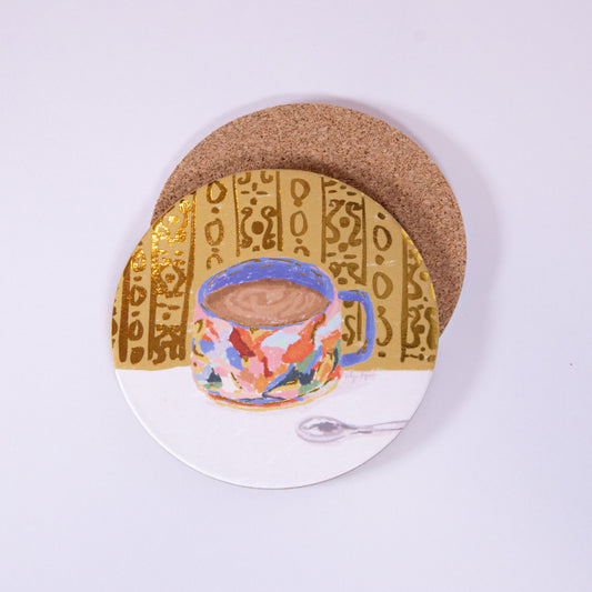 Colorful Mug Cork Coaster