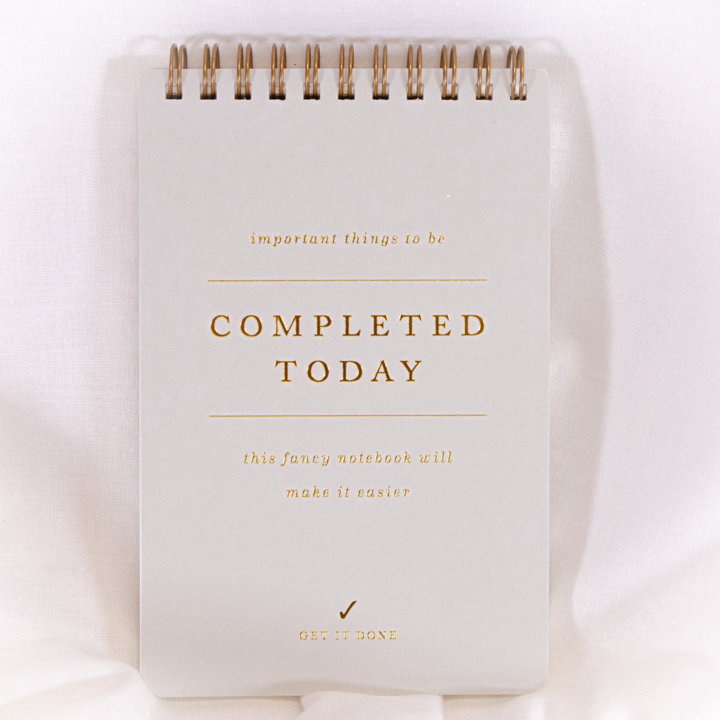 Completed Today Spiral Notepad