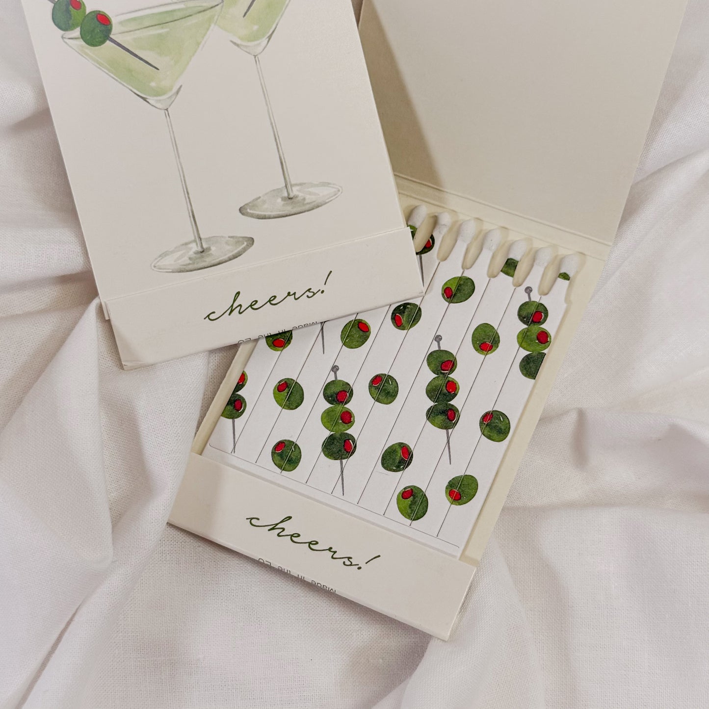 Martini Cheers Matchbook