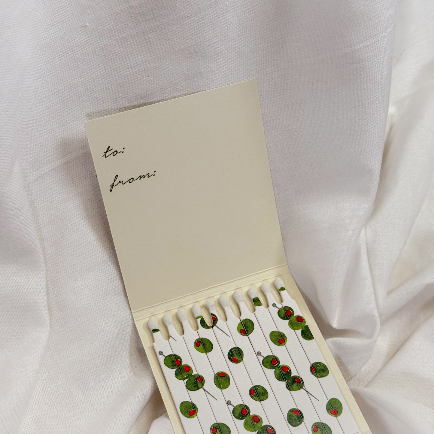Martini Cheers Matchbook
