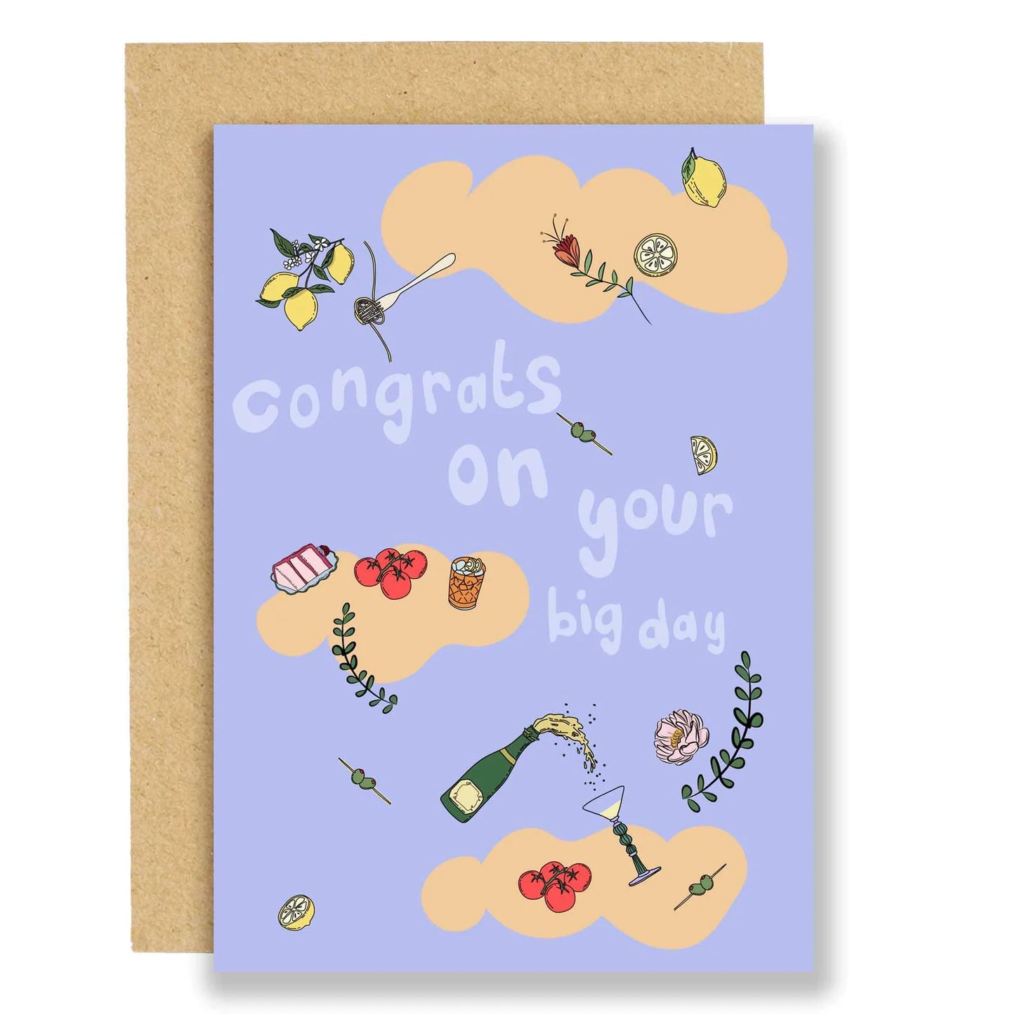 Big Day Dinner Party Greeting Card