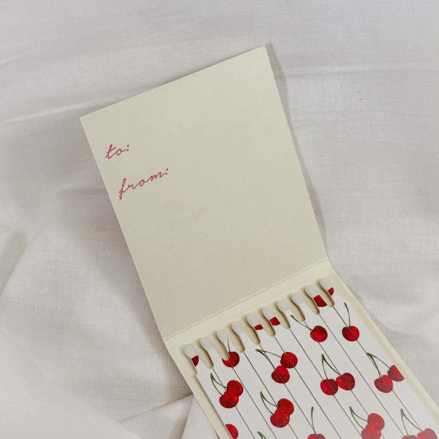 Happy Birthday Cake Matchbook