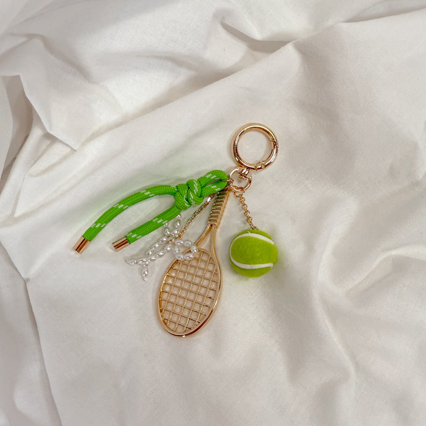 Tennis Bag Charm Keychain