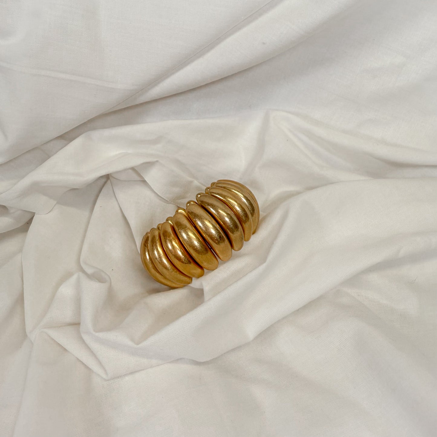 Chunky Stretch Gold Bracelet