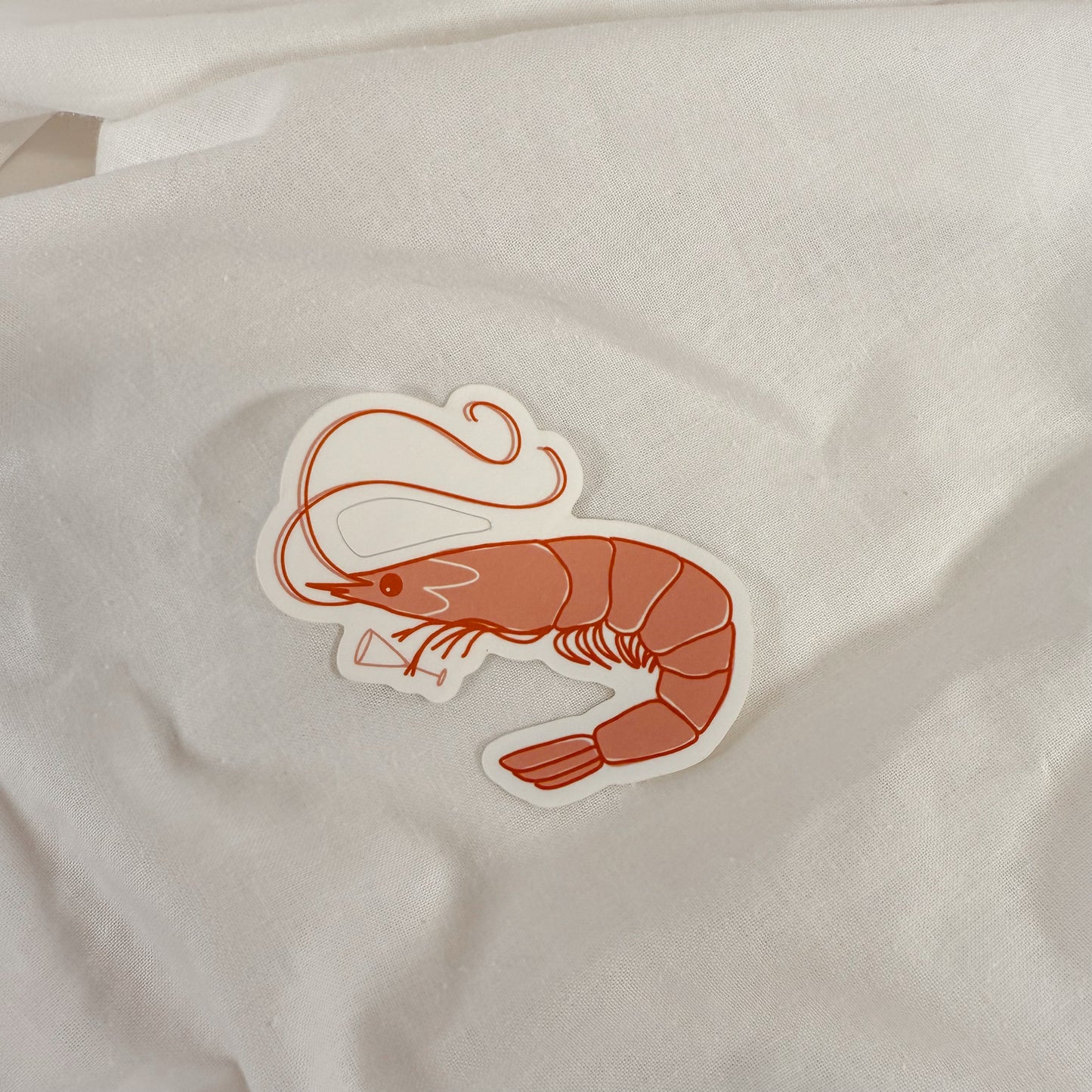 Shrimp Cocktail Vinyl Sticker