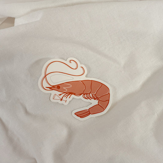 Shrimp Cocktail Vinyl Sticker