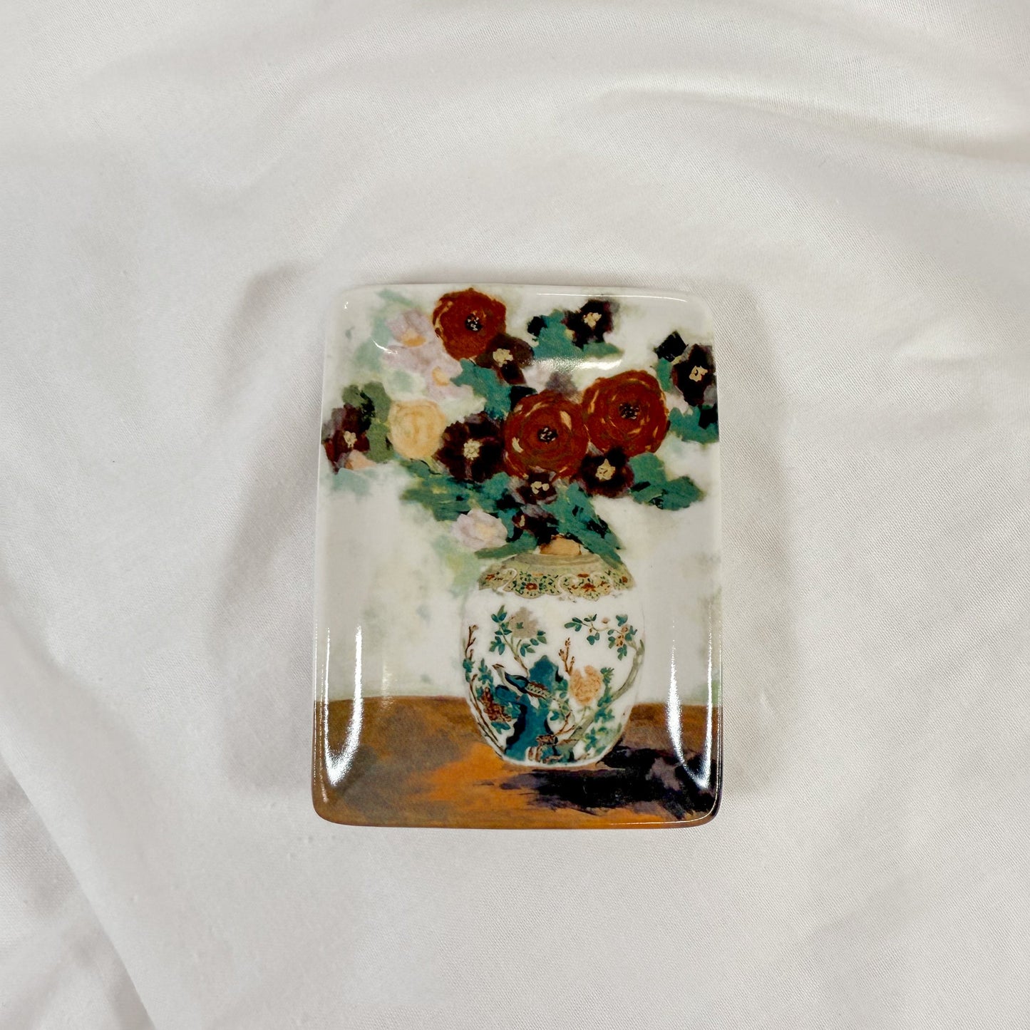 Floral Arrangements Ceramic Tray