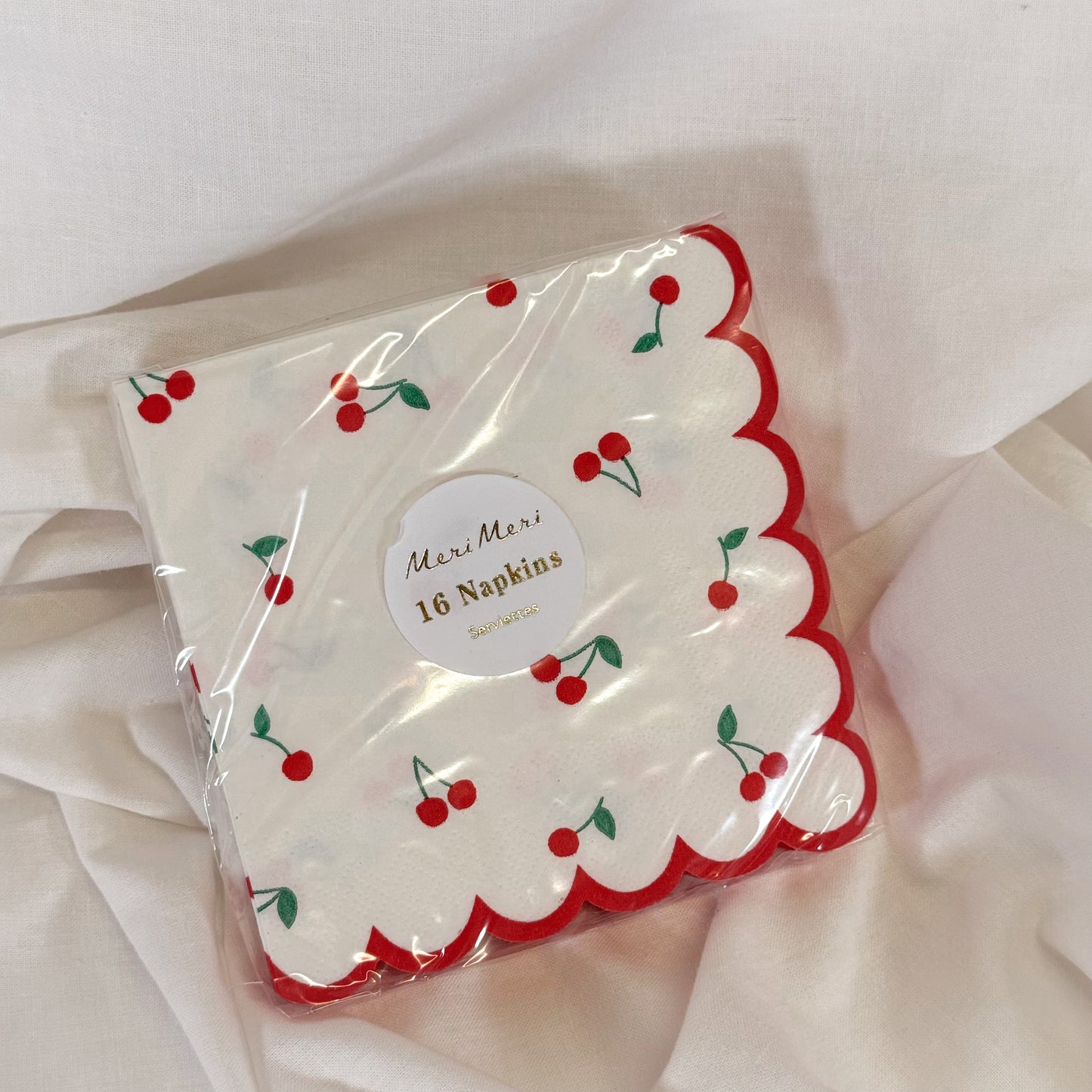 Cherry Party Napkins By Meri Meri