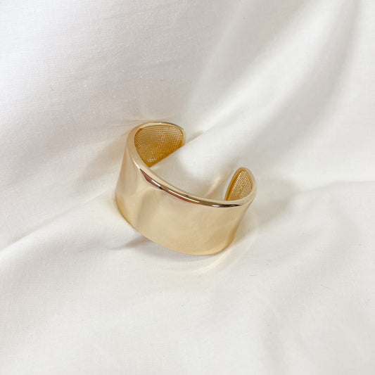 Chunky Gold Cuff Bracelet