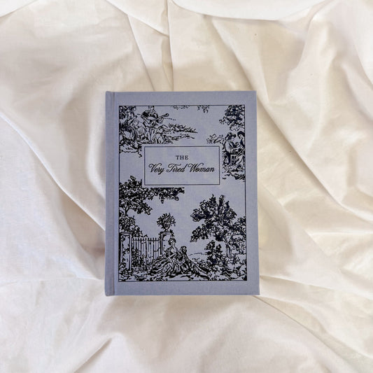 Very Tired Woman Clothbound Notepad Book