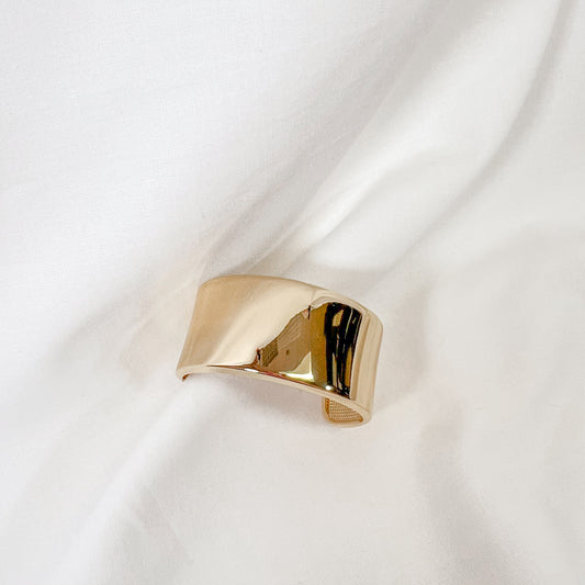 Chunky Gold Cuff Bracelet