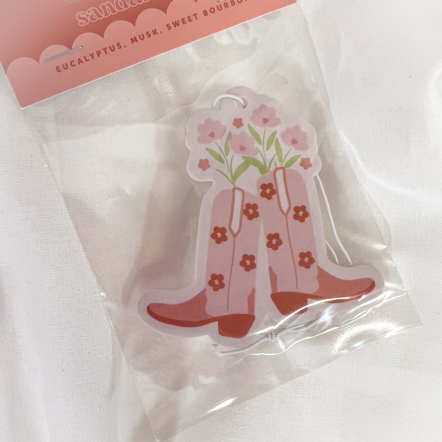Floral Cowgirl Car Air Freshener