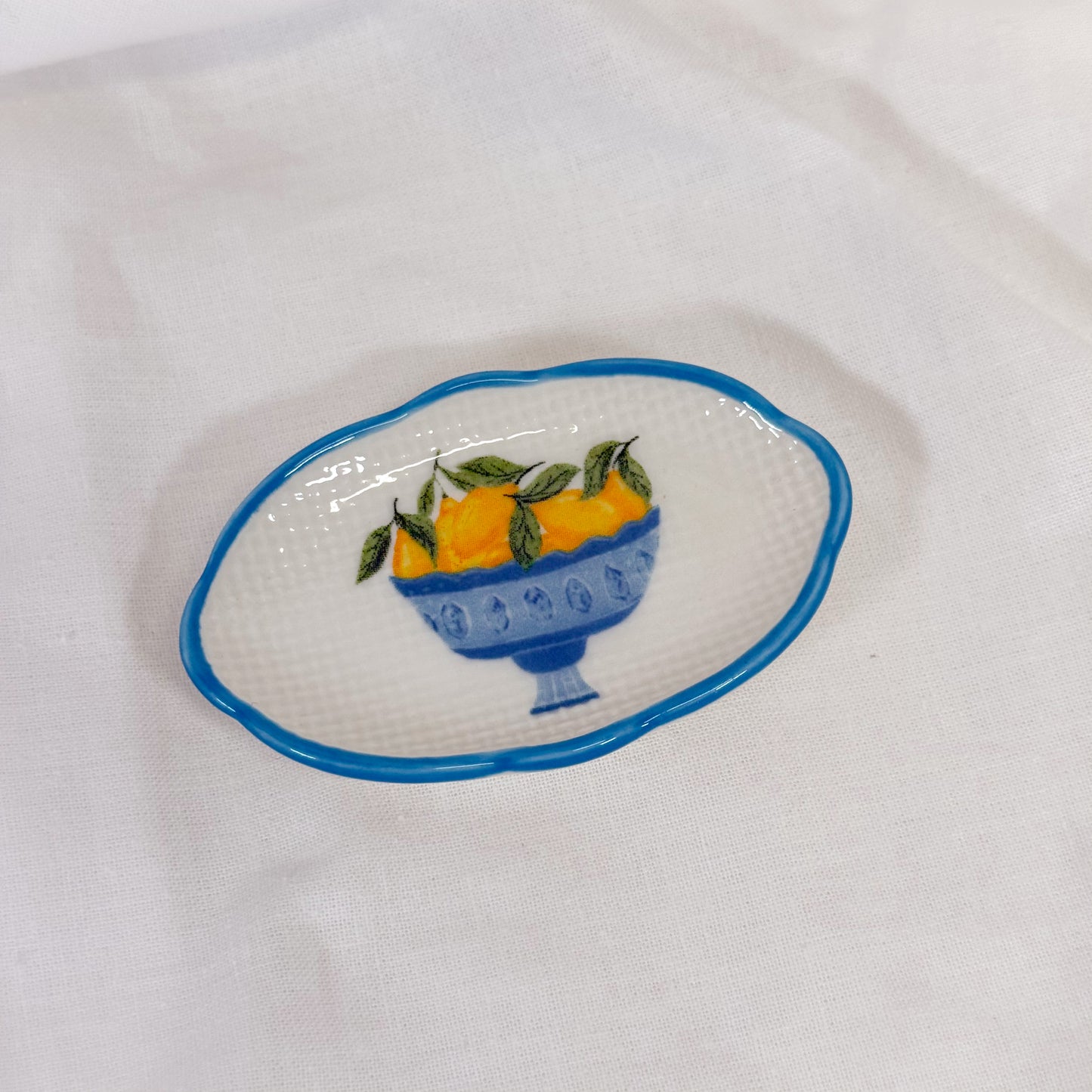 Textured Summer Mini Trinket Dish