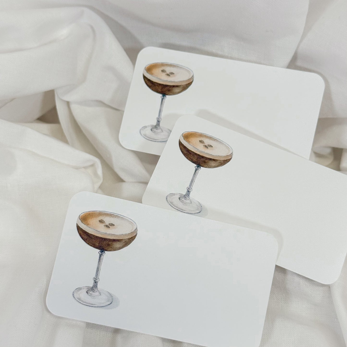 Espresso Martini Mini Notecard Set
