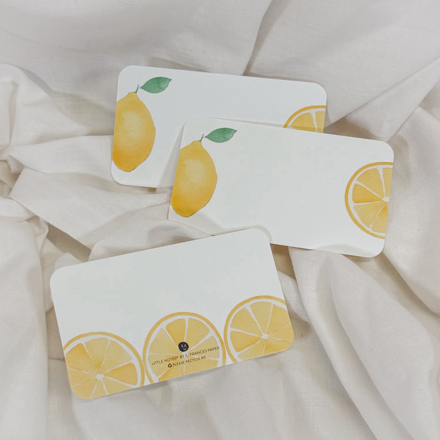 Lemon Mini Notecards Set
