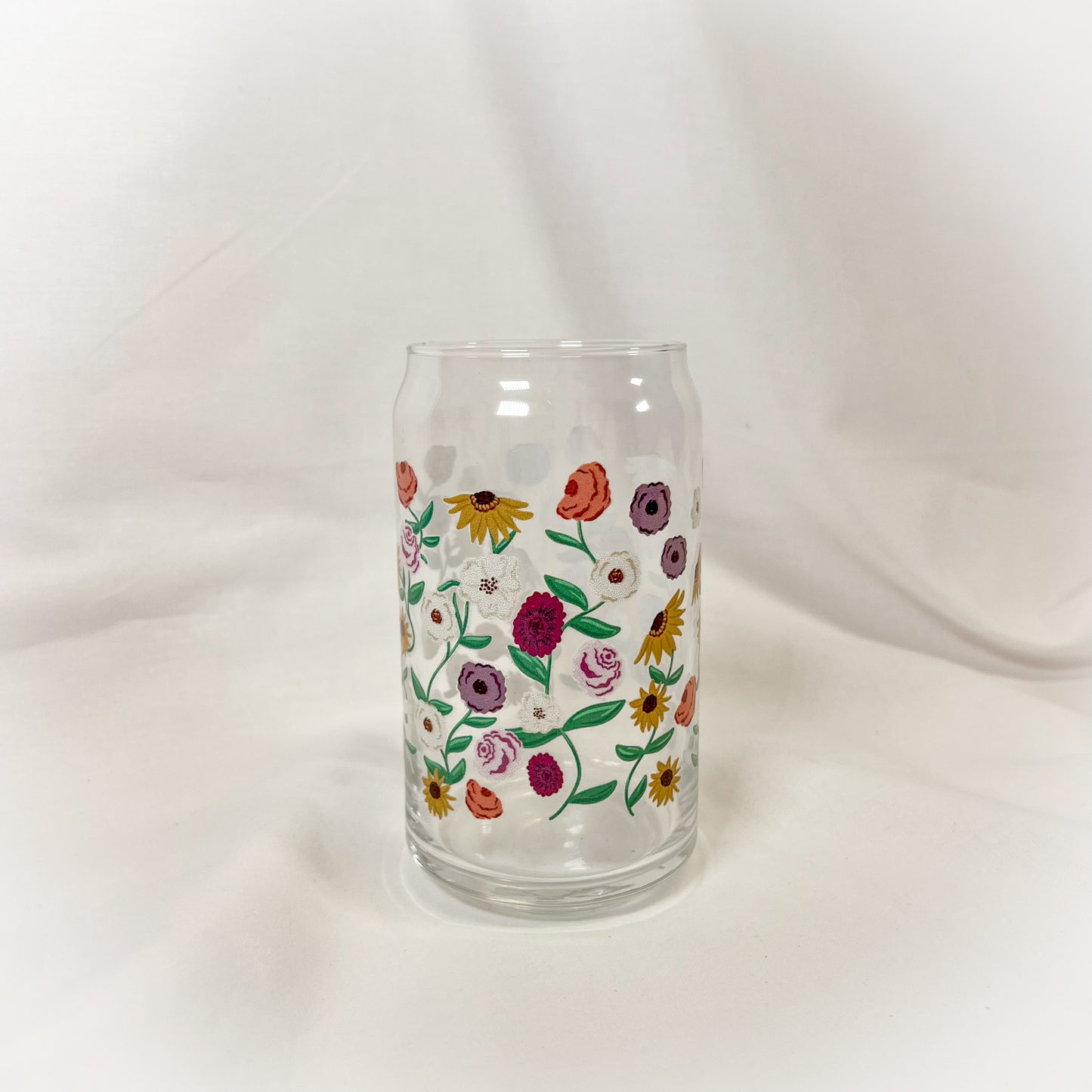 Flower Garden Glass Cup