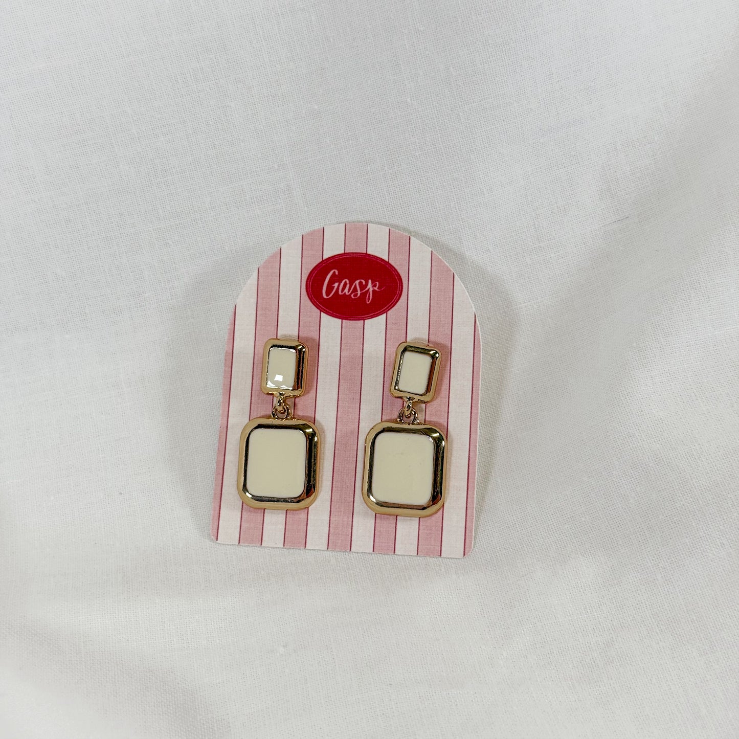 Geometric Drop Earrings