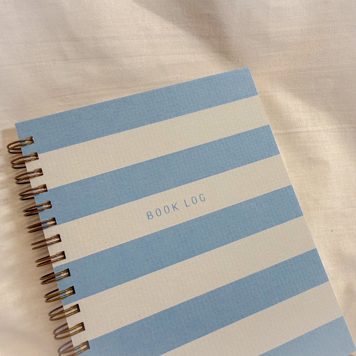Book Log Spiral Notebook