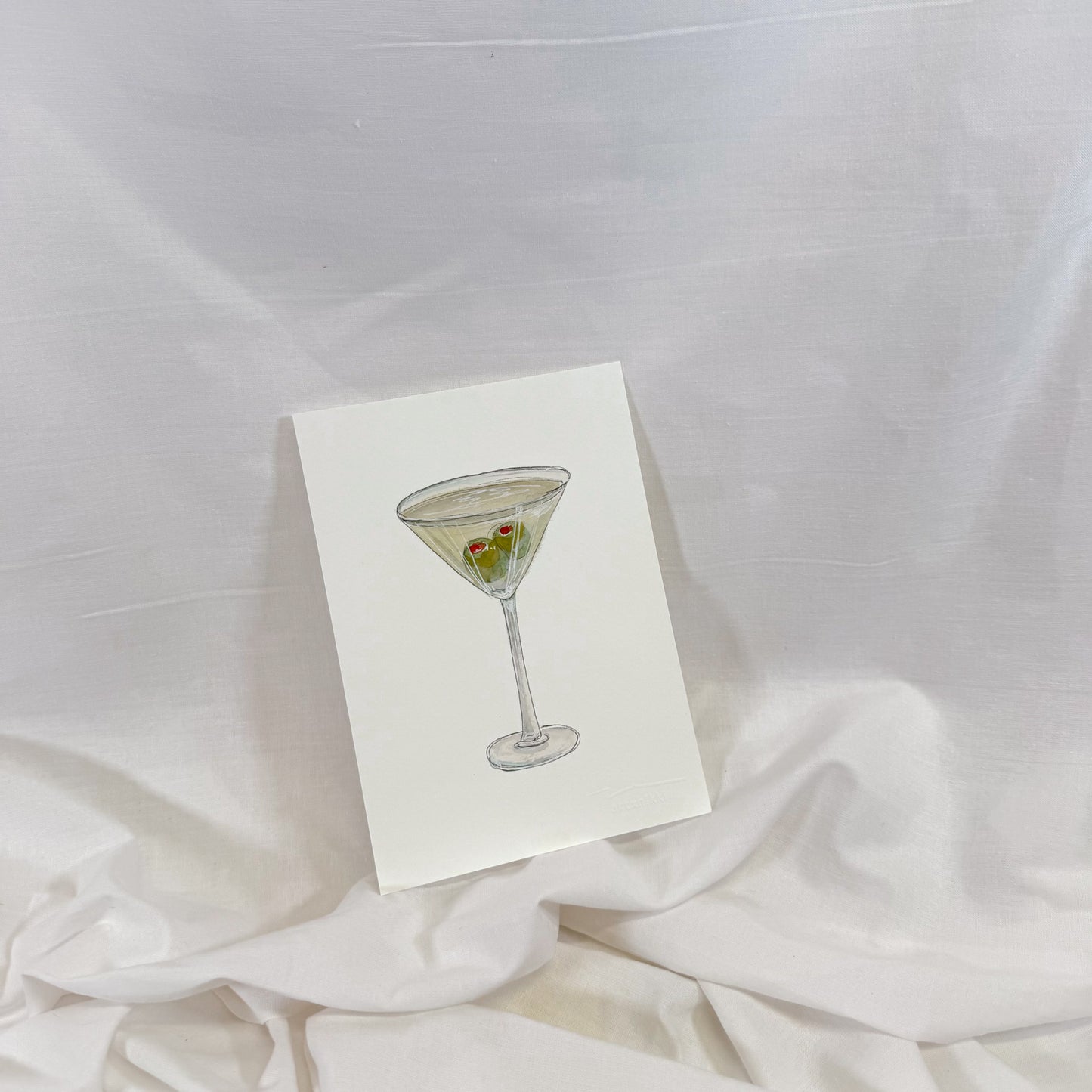 Mini Martini Wall Art Print