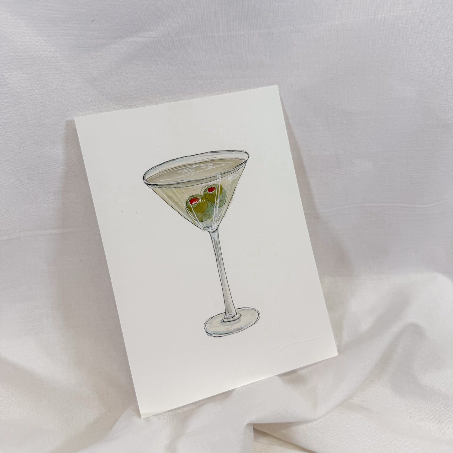 Mini Martini Wall Art Print