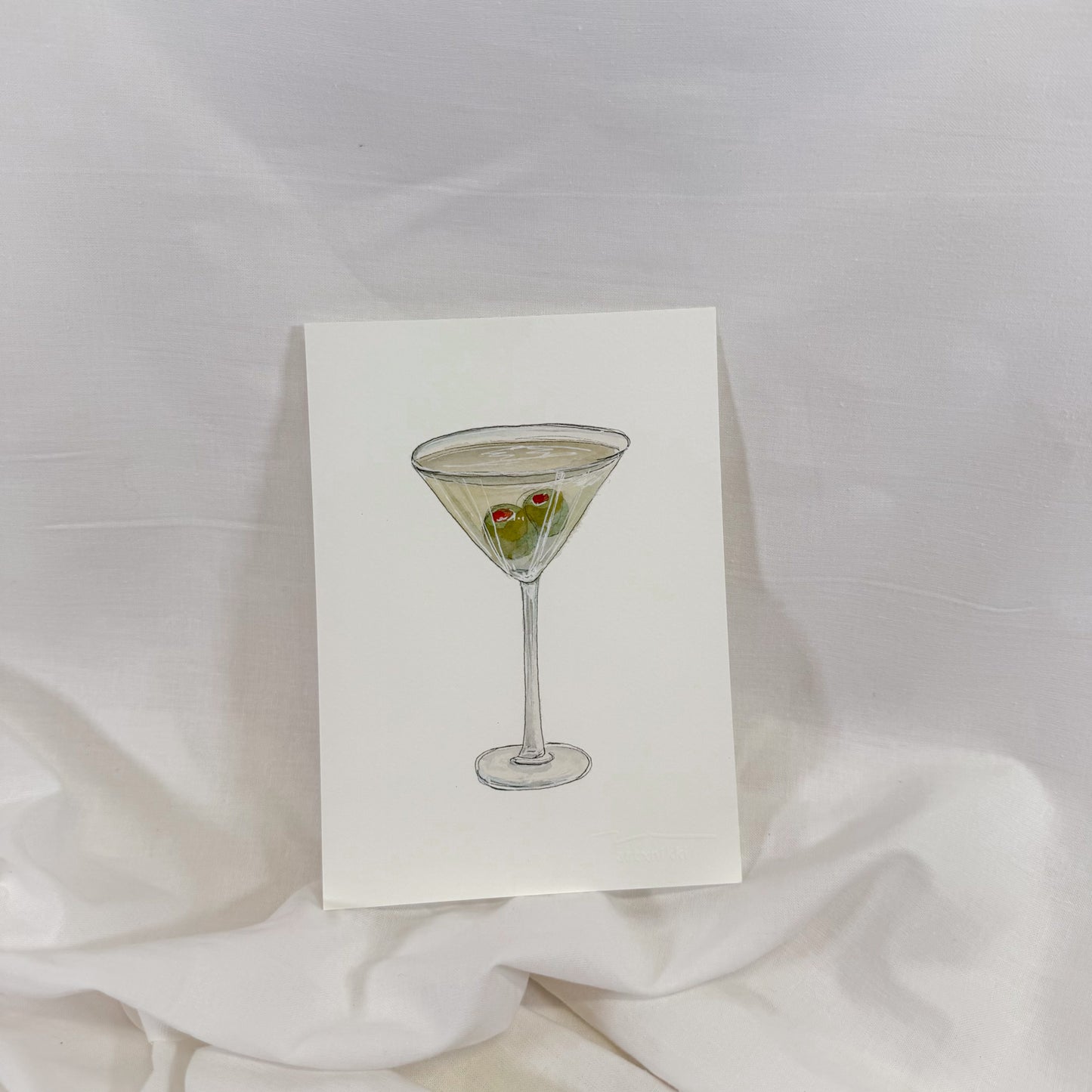Mini Martini Wall Art Print