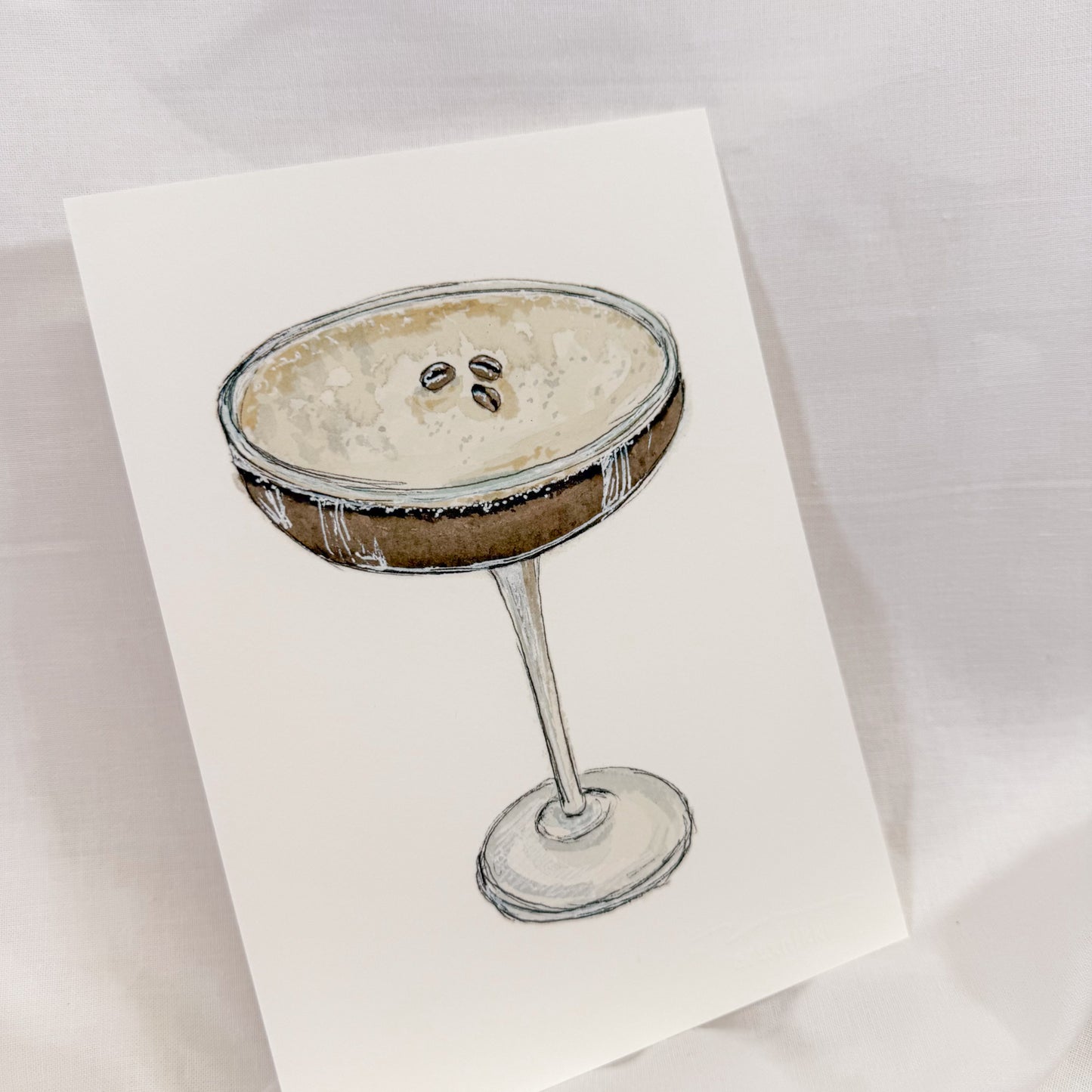 Mini Espresso Martini Wall Art Print