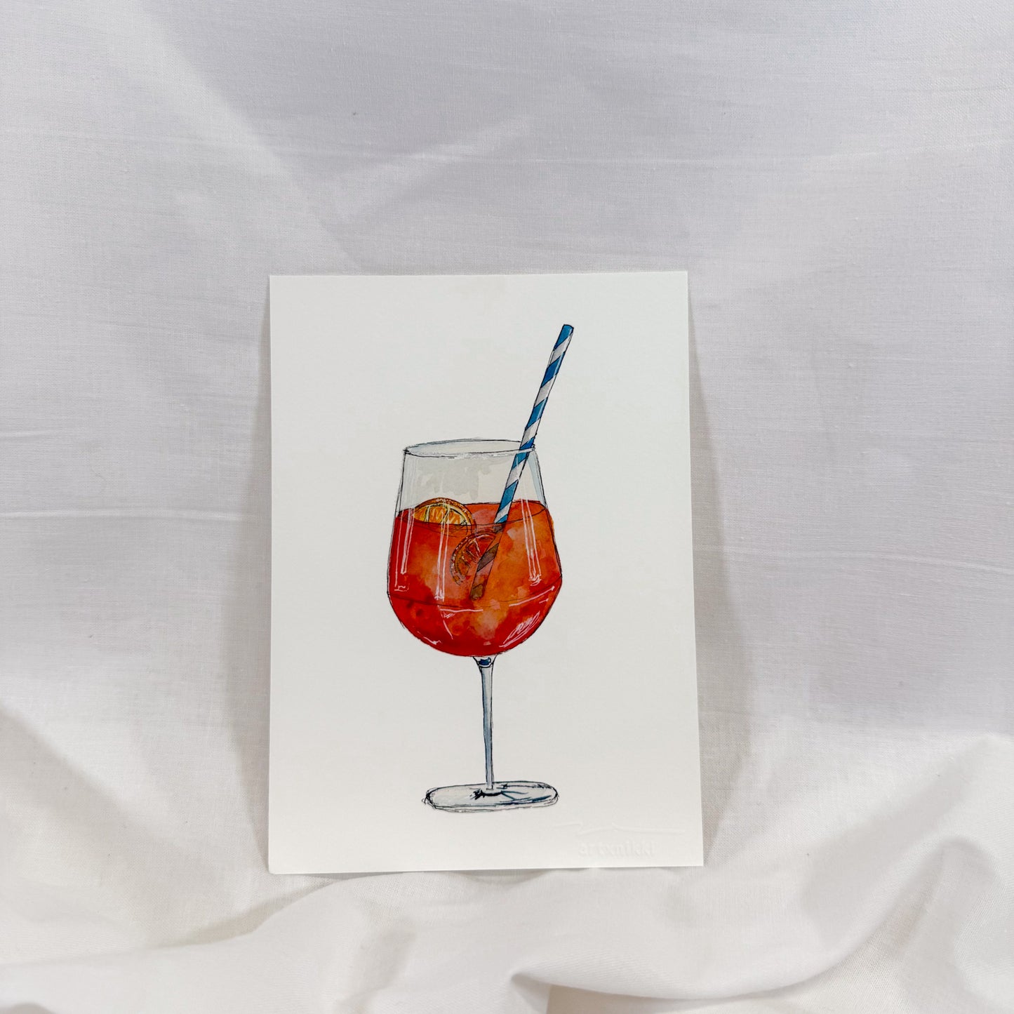 Mini Aperol Spritz Wall Art Print