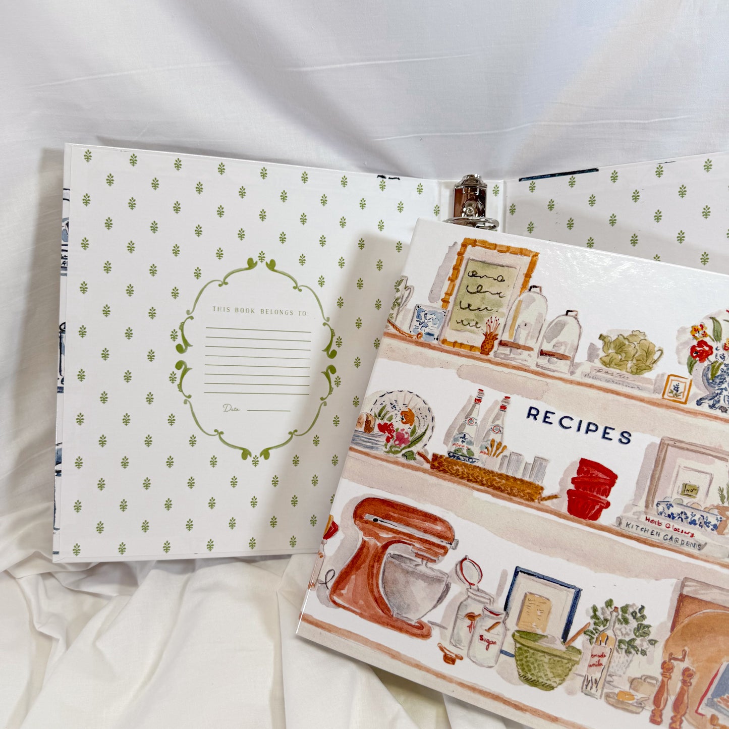 Kitchen Shelves Recipe Binder