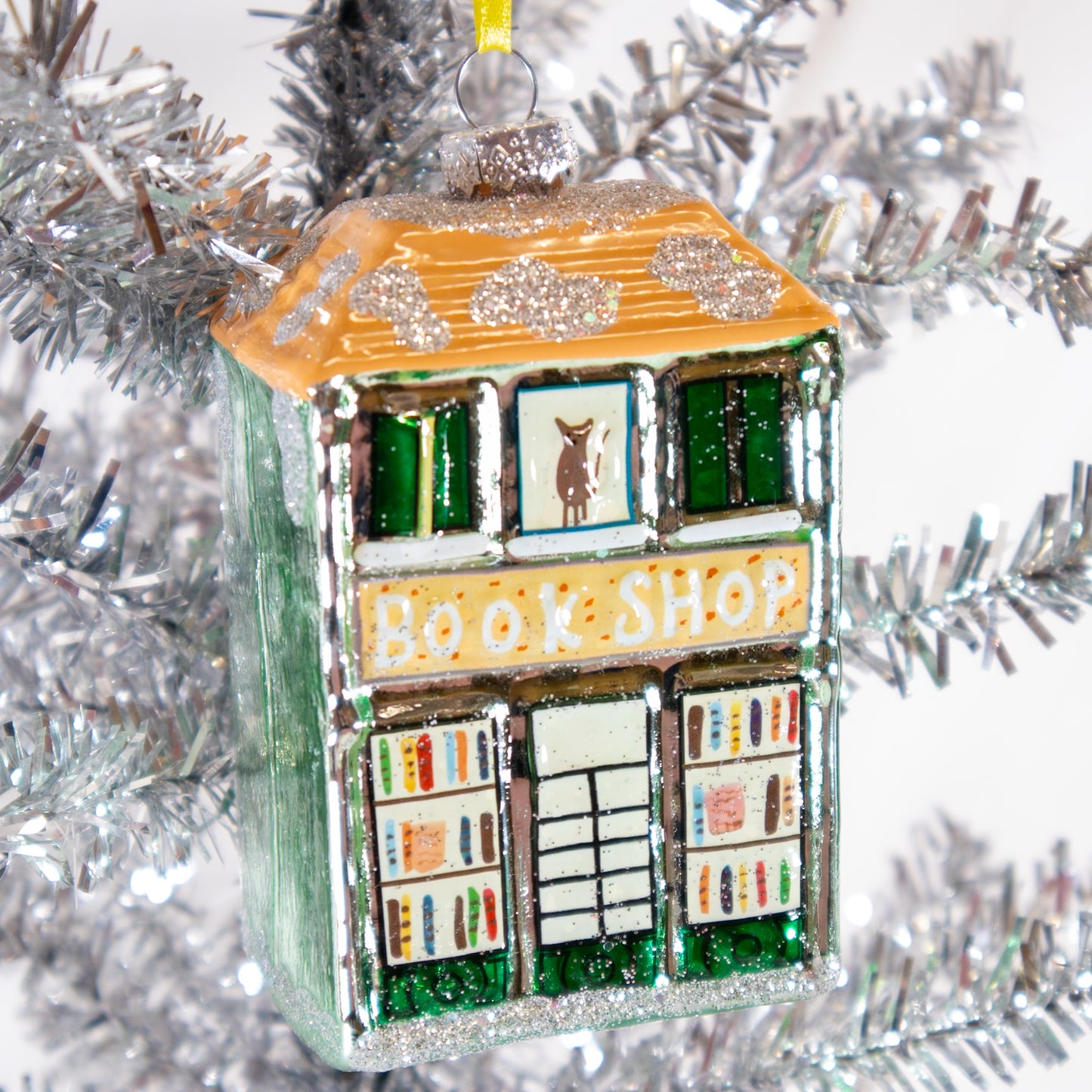Book Shop Christmas Ornament