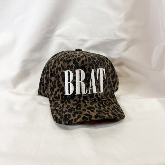 Brat Cheetah Trucker Hat