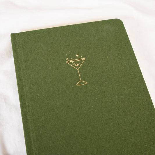 Olive Martini Linen Journal
