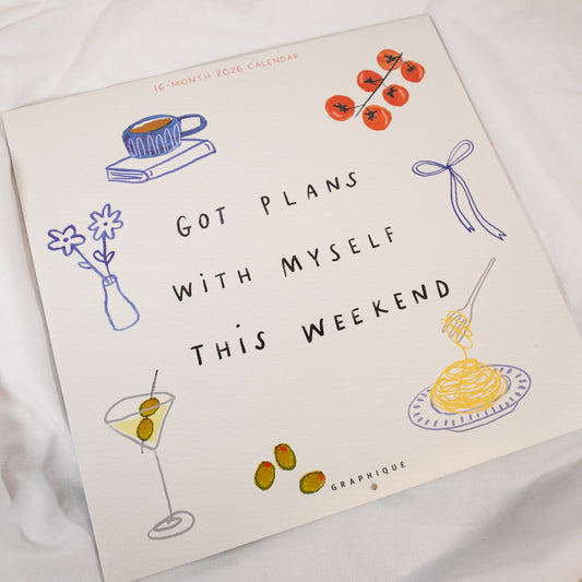 Plans With Myself 2026 Calendar