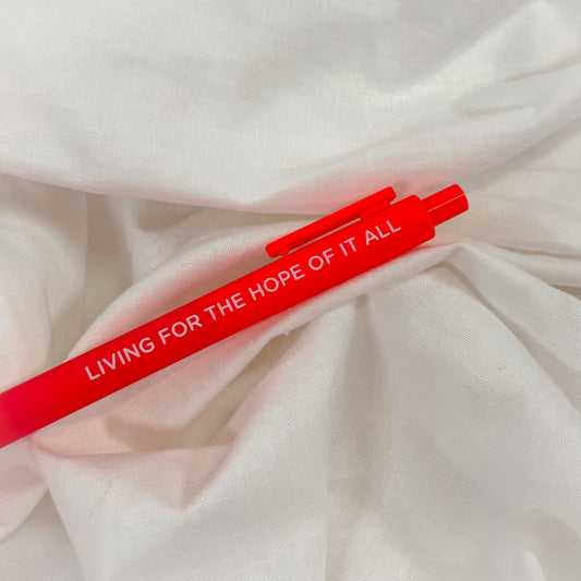 The Hope Of It All Gel Pen