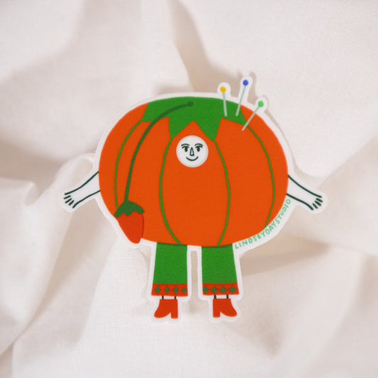 Sewing Tomato Vinyl Sticker