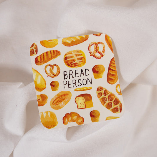 Bread Person Vinyl Sticker